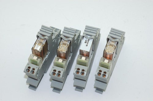 Omron, NAIS, Schrack & Releco Industrial Relays, 6V, 24V, 200V - Lot of 11