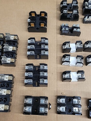 LOT of Bussmann Fusetron Industrial Fuse Holder & BAF-3 FNM Class T Fuses