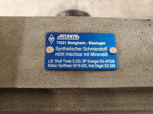 ATLANTA Rack and Pinion Right Angle Worm Gear Drive Box 56 27 051 52:1 Ratio