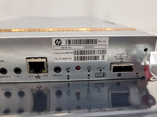 Lot of 2 HP Disk Shelf Storage Array Controller 12Gb SAS SPS-MSA 1050 803277-001