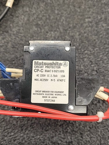 Mitsubishi NF30-CS Circuit Breaker Lot 220V AC w/ CP-C BAC102105 Breaker