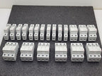 Lot of 20  ETI Fuse Holder EFD 10 1p 10 x 38 002540001 DIN Rail 3, 2 and 1 Unit