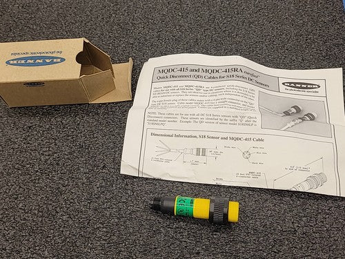 Banner Engineering S18SN6L Photoelectric Sensor Retroreflective EZ-BEAM 29511
