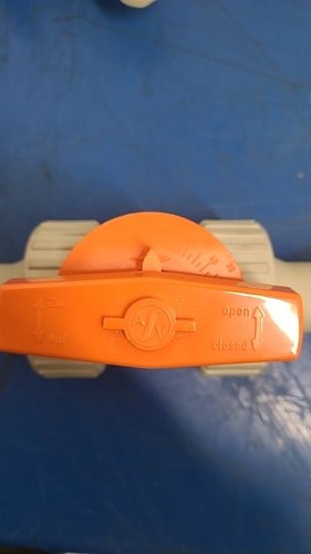 Stubbe FA15-05518 DN25 1" Plastic Ball Valve PP PTFE EPDM Adjustable Handle