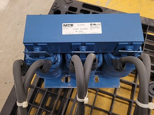 MTE Corporation RL-08003 3 Phase Reactor 80A 0.70mH 600V Line Choke