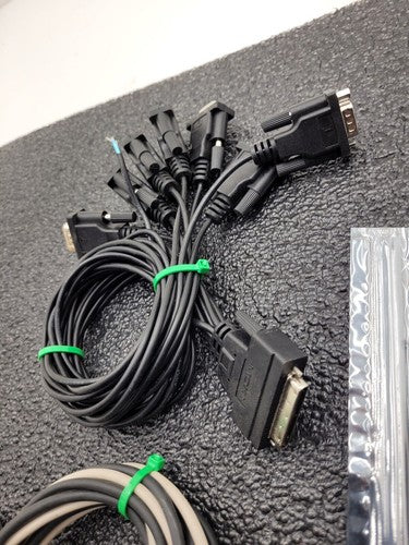 Moxa CP-118EL 8 Port Low Profile PCI Express Board RS-232/422/485 Damaged Cable