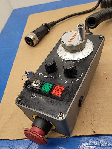 Mazak CNC MPG Handwheel Pendant Pulse Generator Control E-Stop Multi Pin