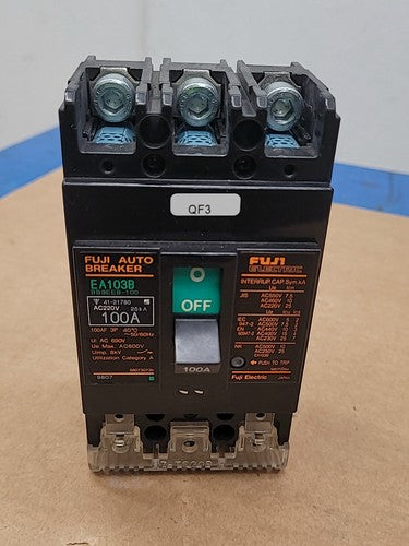 Fuji Electric EA103B Auto Circuit Breaker 100A RL-TS20B-C