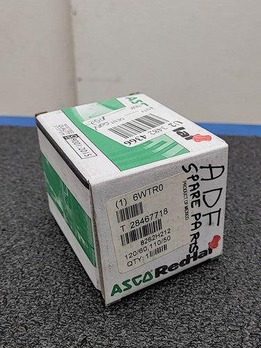 ASCO RedHat 8262H212 Solenoid Valve Brass Normally Closed 6WTR0