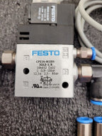 Lot 8 of Festo Electro Pneumatic Solenoid Valve Manifold Robot Control 24VDC