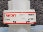 lot of 2 Furon High Purity Valve 1108555 + 1108547  1/4" Pneumatically Actuated
