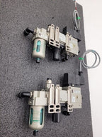 SMC Filter Regulator Soft Start Valve Lot of 2 AV2000-N02-5DZ AF20-N02-6CZ