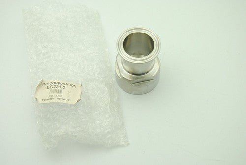 VNE EG221.5 Adapter, Female 1-1/2" Clamp, New