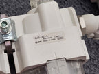 Lot of 2x SMC Filter Regulator Shutoff Vent Valve VHS30-03 AW40-03DG-A AL40-03-A