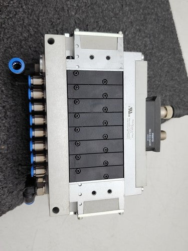 Festo CVP 14-VI 18210 8x BN02 161360 Valves Control Block FBA-2-M12-5POL-RK