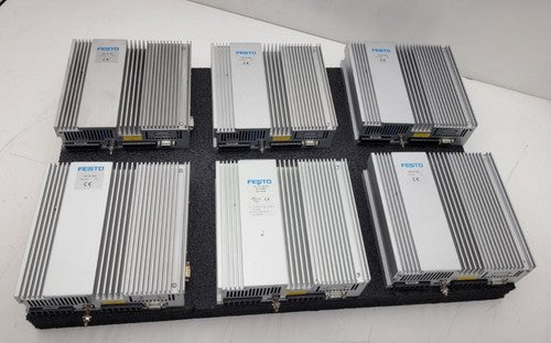 Lot of 6 Festo SEC-AC-305 Smart Electromotor Controller 7A 230VAC Part Or Repair