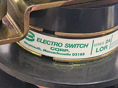 Electroswitch Lock Out Relay 9 Stack 125VDC Rotary Switch 7808D Series 24 LOR