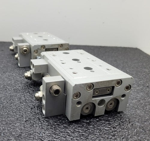 Lot of - 2 SMC EMXS20-50 Linear Guide Slide Table Made in japan