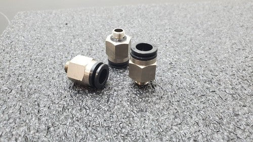 3x SMC KAH10-U02 Antistat One-Touch Fittings 10mm Applicable Tubing 1/4" Thread