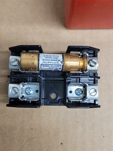 LOT of Bussmann Fusetron Industrial Fuse Holder & BAF-3 FNM Class T Fuses