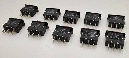 Lot of 10 Tyco Potter & Brumfield W51-A121B1-5 Thermal Circuit Breaker 5A 125VAC