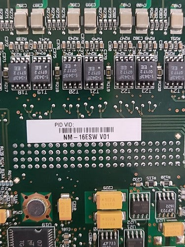 Cisco NM-16ESW 16 Port Fast Ethernet Switch Module Router Card COUIACJAA