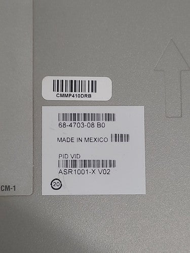 Cisco ASR1001-X Aggregation Services Router 6x GE SFP Ports Network Switch