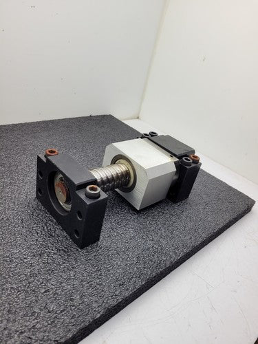 Ball Screw 3.5" travel 0.37" Pitch 1" input shaft 1.5" major Diameter Heavy Duty