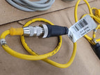 LOT Banner MQDC-415 RA M12 Connector Cable Cordset 26848 Euro Style Quick Barrel
