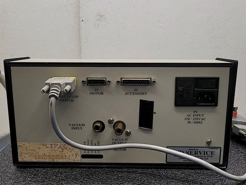 BIDTEC SP100 Spin Coater Control Unit 110/220VAC w/ Remote Switch Box Powers Up
