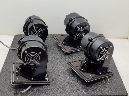 Lot of 4 Squirrel Cage Dual Sided Motor Cooling Fan Phase 2 Space Blower EB1 (B)