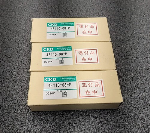 CKD 4F110-08-P Solenoid Valve DC24V Pneumatic Pilot Operated Made in Japan