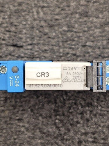 Finder 93.02.7.024 Socket Type Relay 41.52.9.024.0010 8A 250V 24VDC Coil DIN