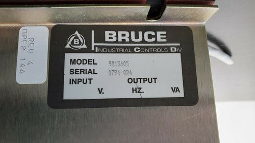 Bruce 24 VDC Power Source Distribution Panel Model 9015605