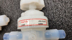 Lot of 3x Furon Pneumatic High Purity Manual Screw Valve UPM2-F812-MT 1104583
