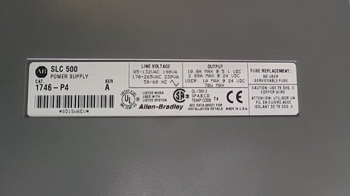Allen Bradley SLC 500 PLC System Lot (2) 1746-A10 Chassis Racks & Modules