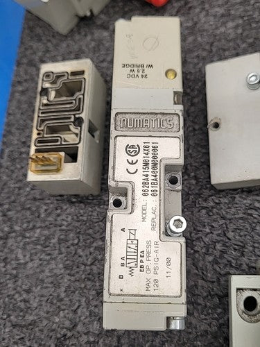 Numatics Mark 4 Series Solenoid Valve Pneumatic Manifold Lot Interface Modules D