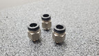 3x SMC KAH10-U02 Antistat One-Touch Fittings 10mm Applicable Tubing 1/4" Thread