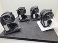 Lot of 4 Squirrel Cage Dual Sided Motor Cooling Fan Phase 2 Space Blower EB1