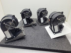 Lot of 4 Squirrel Cage Dual Sided Motor Cooling Fan Phase 2 Space Blower EB1