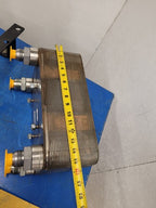 Stainless Steel 30 Plate Heat Exchanger 15"x9"x6" 1.25" Ports w/Mounting Braket