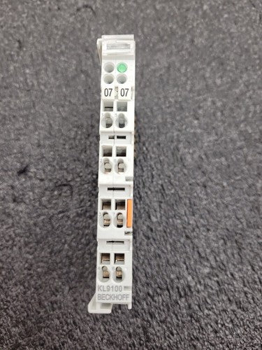 Beckhoff KL9100 Voltage Supply Terminal 24VDC 10A
