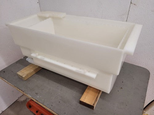 PTFE High Purity Liquid Bath Acid Rinse Tank  10"x10"x21" Tank Inside Unit C