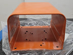 Linemaster 522-B14 Full Guard Foot Switch Protective Enclosure Orange Steel LOT