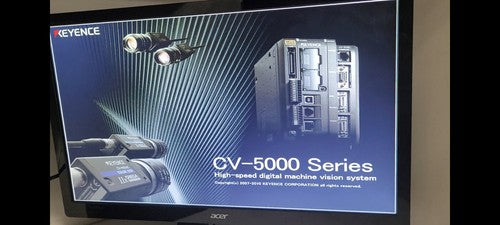 Keyence CV-5502 Vision System Controller w/ 2x CV-H200M CCD Cameras BP470 Lenses