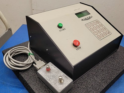 BIDTEC SP100 Spin Coater Control Unit 110/220VAC w/ Remote Switch Box Powers Up