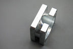 Motor Standoff Steel , 38mm High 76mm Sq, 87mm Bolt Hole Circle