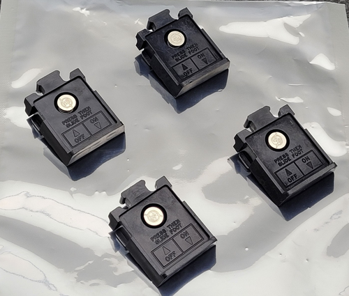 Set of 4 HP 5060-0767 Old Style Test Equipment Feet Original OEM Black