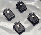 Set of 4 HP 5060-0767 Old Style Test Equipment Feet Original OEM Black