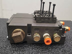 Numatics FlexiBlok Pneumatic 4 Valve Air Solenoid Manifold Block Assembly
